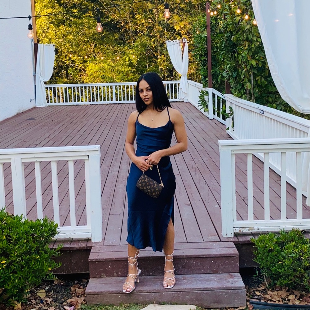 Cami satin Midaxi dress